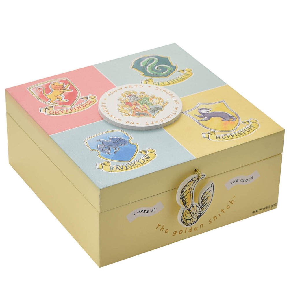 wb198a Warner Brothers, Harry Potter, WB198, Harry Potter Keepsake Box, Hogwarts Houses, Hogwarts Haus, Erinnerungsbox, Schmuckkästchen, Aufbewahrungsbox, Storage Box