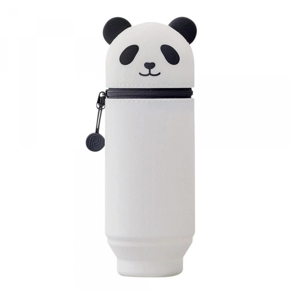 pu-a7720-6 Lihit Lab, Punilabo, Stand Up PuniLabo, Punilabo, Lihit Lab, Federtasche und Stiftehalter, stehende Federtasche, Pencil Case, animal, Tiere, stand up pen case, Panda, Schlamper, Faulenzer, FedermappeCase, Stiftehalter, Federtasche, Schlampermäppchen, Schl