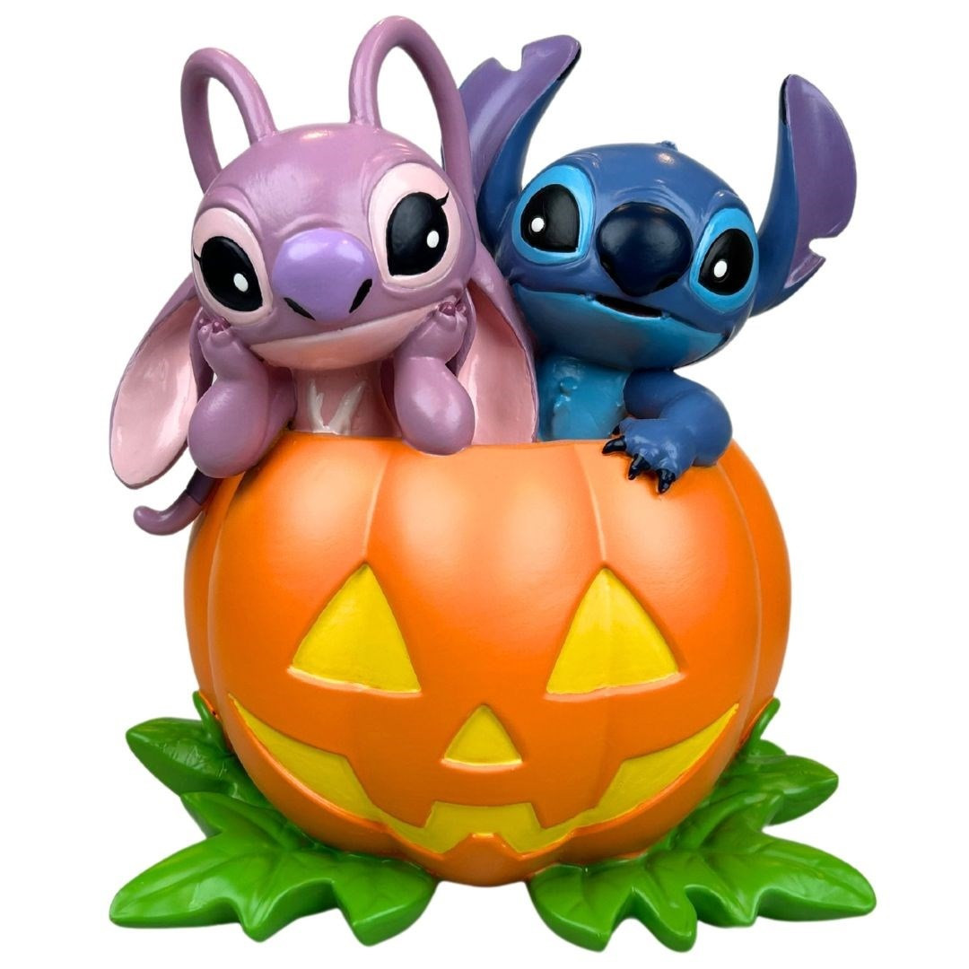 Halloween - Disney Halloweenfigur Stitch & Angel im Kürbis - DN25302 Disneyfigur von Christmas Inspirations Halloween - Disney Halloweenfigur Stitch & Angel im Kürbis - DN25302 Disneyfigur von Christmas Inspirations