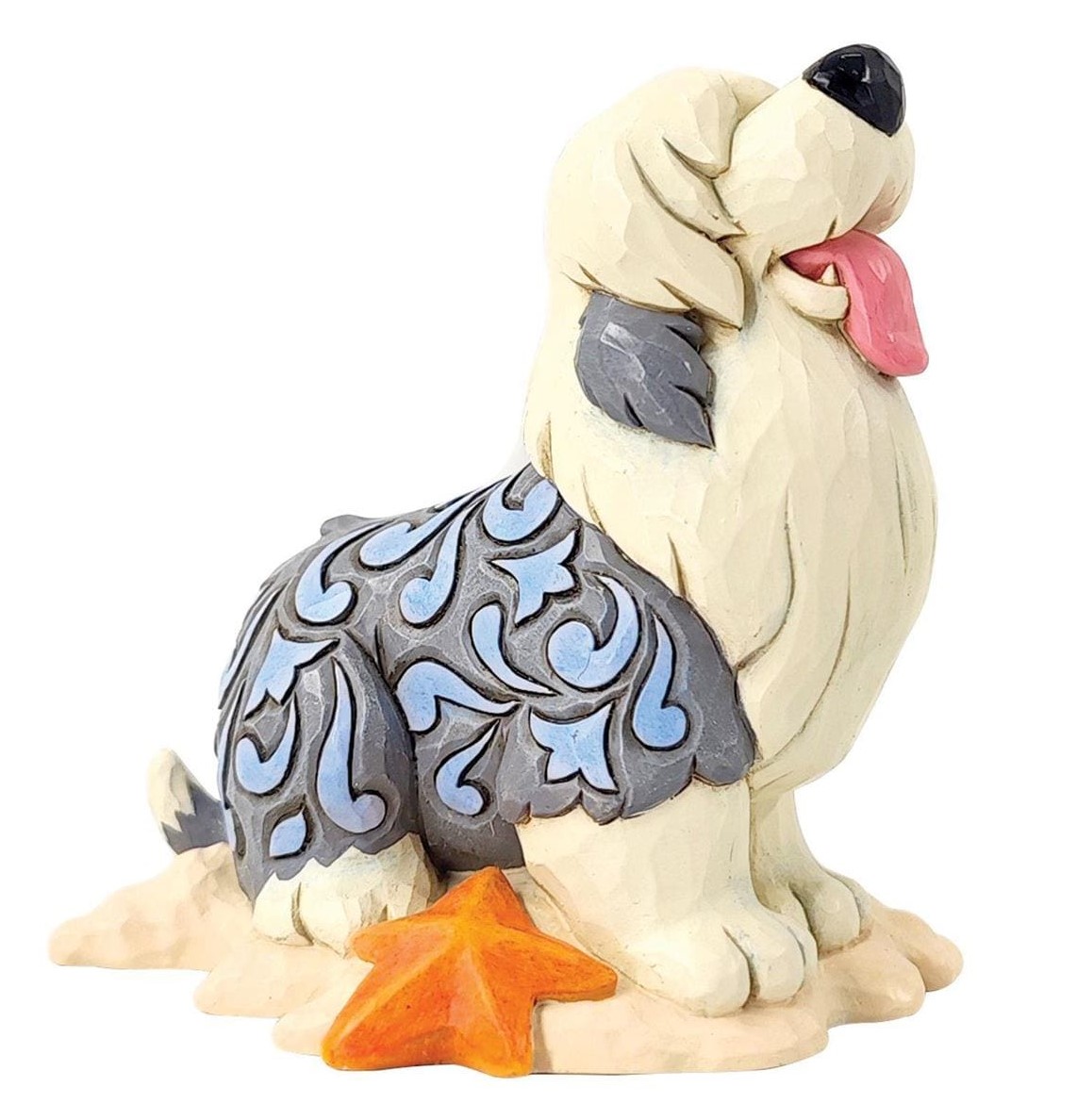 6014334 Disney Traditions, Jim Shore, Jim Shore Disneyfigur, 6014334, Minifigur Max, Mini figurine Max, Arielle die kleine Meerjungfrau, Ariel the little mermaid, Jim Shore Disney, Disney Hund
