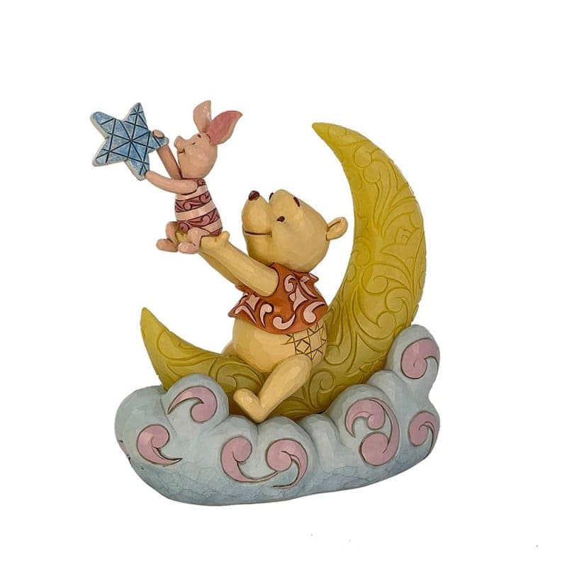 Dream Big LED Mond Winnie Puuh & Ferkel - Winnie Pooh & Piglet 6019903 Disney Traditions Jim Shore Disneyfigur