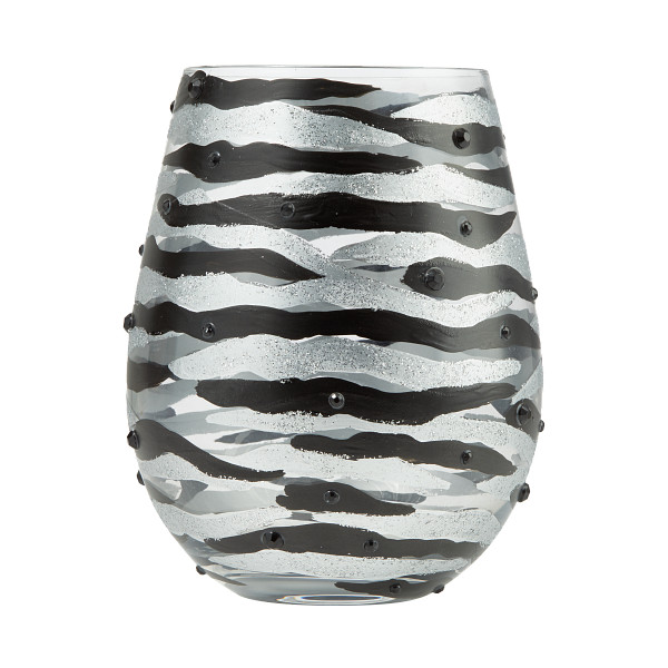 6010148_2 Trinkglas - Sophisticated Safari - Safaristreifen - Lolita Stemless Trinkglas 6010148