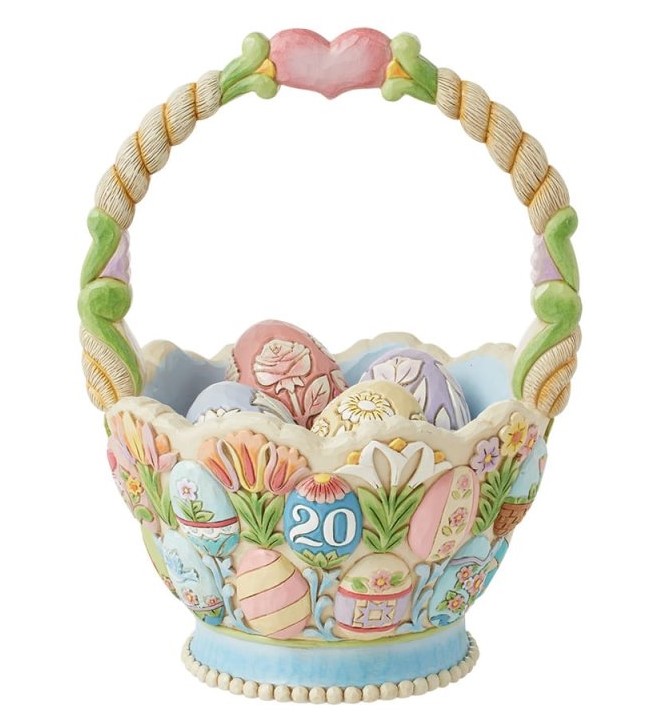 Easter Egg-stra Special Easter Basket - 20. jährlicher Osterkorb Jim Shore Heartwood Creek 6014433 Easter Egg-stra Special Easter Basket - 20. jährlicher Osterkorb Jim Shore Heartwood Creek 6014433
