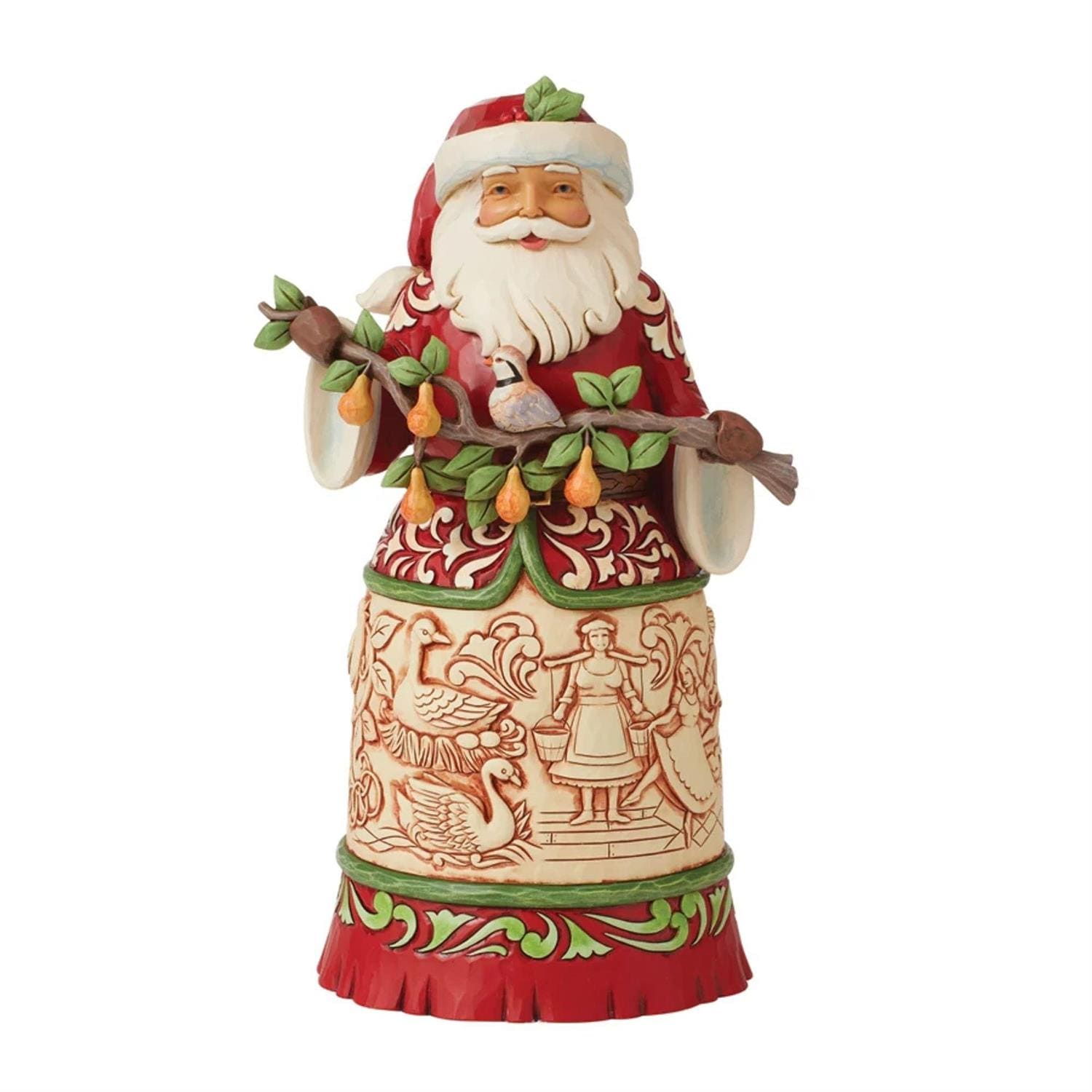 6013135 Jim Shore, Heartwood Creek, Heartwood Creek by Jim Shore, 6013135, A Partridge In A Pear Santa, Twelve Days Santa, Worldwide Event Santa, Jim Shore Santa, Heartwood Creek Weihnachtsmann, Jim Shore Weihnachtsmann
