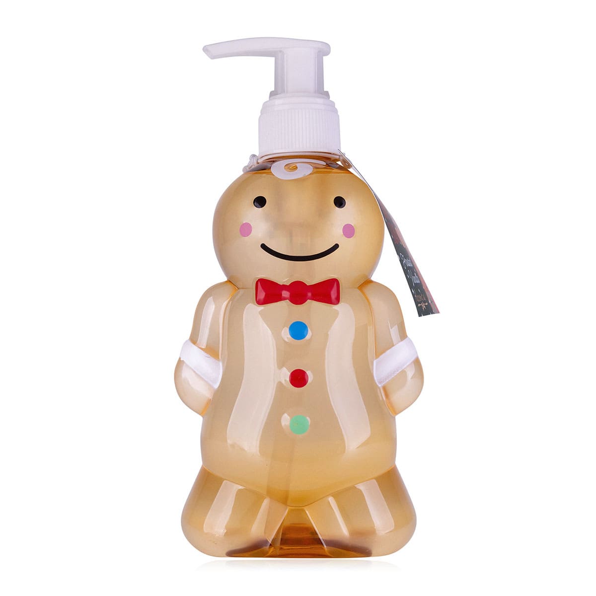 8160189a Accentra Seifenspender Lebkuchenmann, Flüssigseife, Weihnachtsseife, Weihnachtgeschenk, Mitbringsel, 8160188, Pumpspender Gingerbread