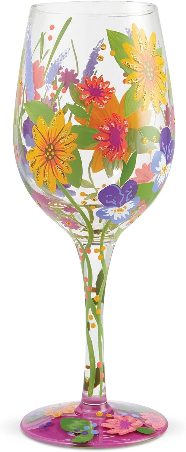 Gartenzauber - In The Garden / Im Garten mit bunten Sommerblumen - Lolita Weinglas 6006284 Gartenzauber - In The Garden / Im Garten mit bunten Sommerblumen - Lolita Weinglas 6006284