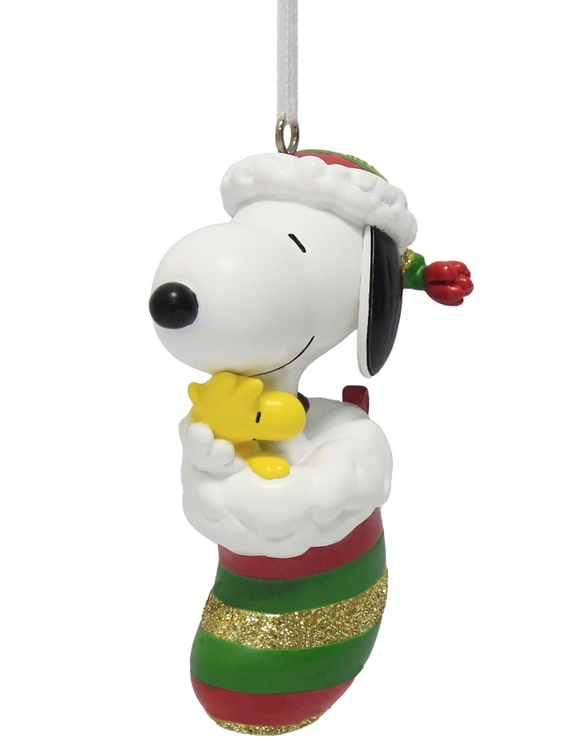 X-Mas Peanuts - Snoopy & Woodstock im Weihnachtsstrumpf 30206176 Hallmark Ornament Weihnachtsanhänger X-Mas Peanuts - Snoopy & Woodstock im Weihnachtsstrumpf 30206176 Hallmark Ornament Weihnachtsanhänger