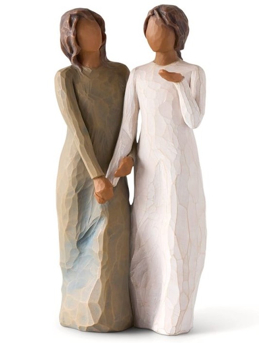 My Sister My Friend darker skin and hair - Meine Schwester, meine Freundin / Willow Tree by Susan Lordi 28312 My Sister My Friend darker skin and hair - Meine Schwester, meine Freundin / Willow Tree by Susan Lordi 28312