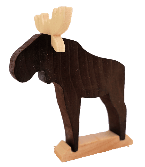 Elch / Rentier cocoa/dunkelbraun -Steckfigur für den großen Kerzenring von Sebastian Design Elch / Rentier cocoa/dunkelbraun -Steckfigur für den großen Kerzenring von Sebastian Design