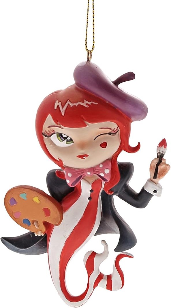 Miss Mindy L'Artiste Mermaid Ornament - Malerin / Painter 4059025 Miss Mindy L'Artiste Mermaid Ornament - Malerin / Painter 4059025