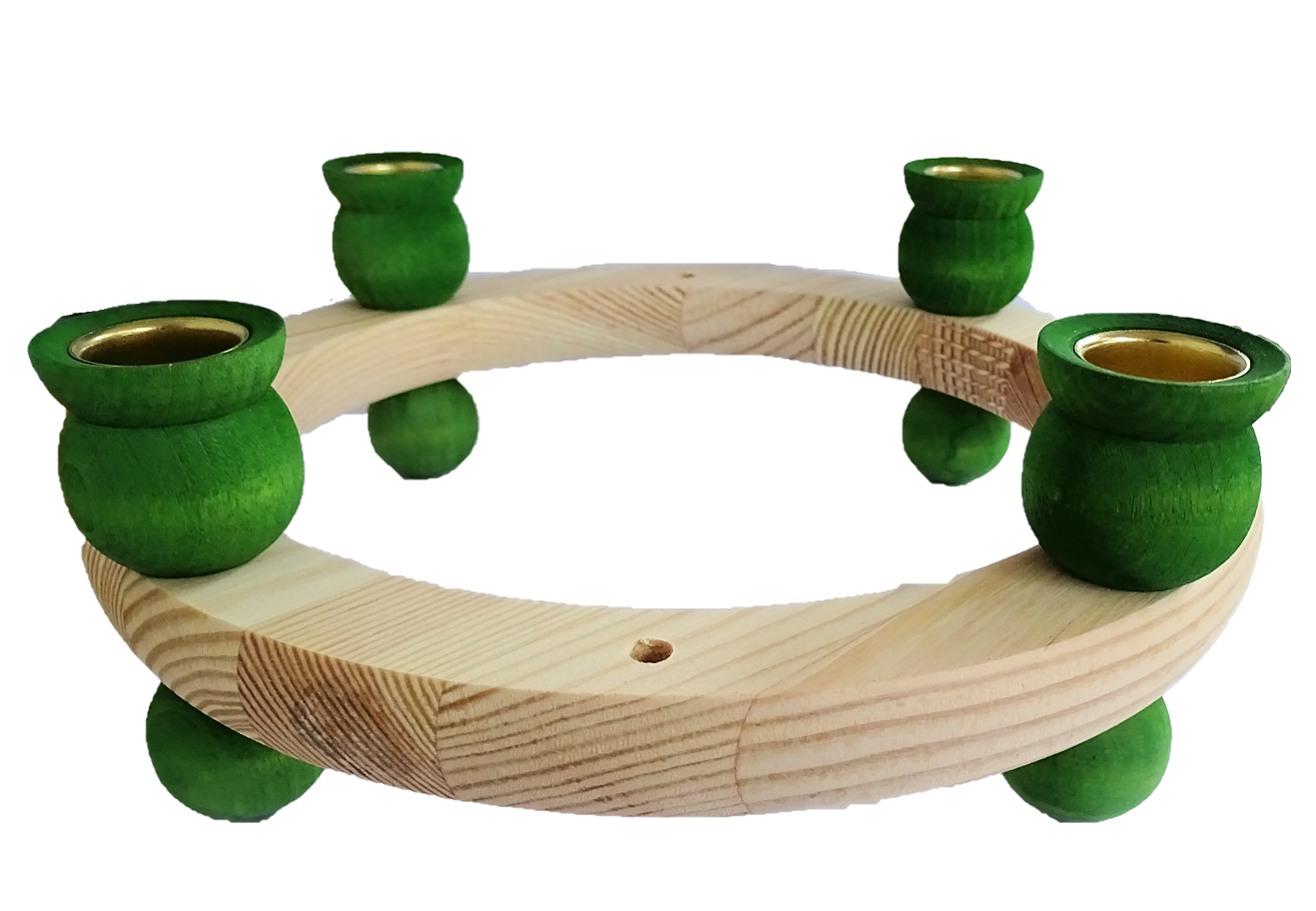 HK-46-500-141 Sebastian Design, Candlering, Kerzenring, Skandinavischer Holzkranz, 46-500-141, Kerzenringe, Candlering