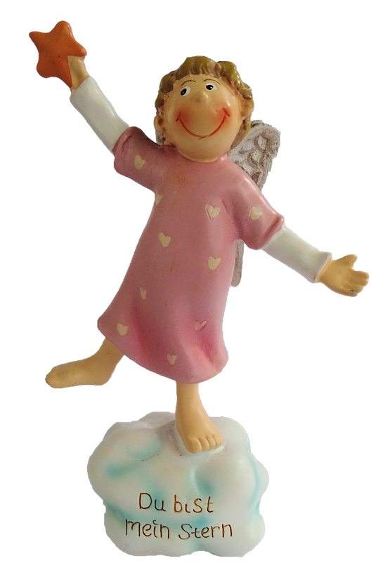 28391-rosa Gilde Handwerk, Gilde Engel, Gilde Schutzengel, 28391, Glücksbringer, Du bist mein Stern