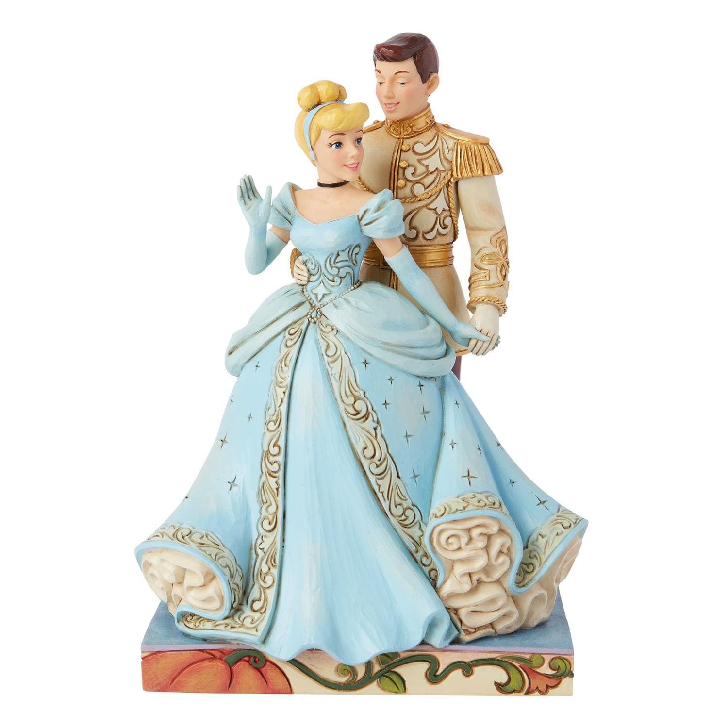 6015016 Jim Shore, Disney Traditions, Jim Shore Disney, 6015016, A Fairytale Love Cinderella & Prince Charming, Cinderella & Prinz, Disney Liebespaar, Disney Couple, Jim Shore Disneyfigur
