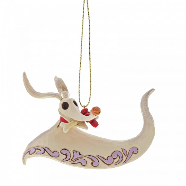 dt-a30354 Disney Traditions , Jim Shore, A30354, Jim Shore Disney, Zero Ornament, Jim Shore Weihnachten, Jim Shore Disneyfigur, Jim Shore Disney Traditions, Jim Shore Disney Figur, Nightmare Before Christmas