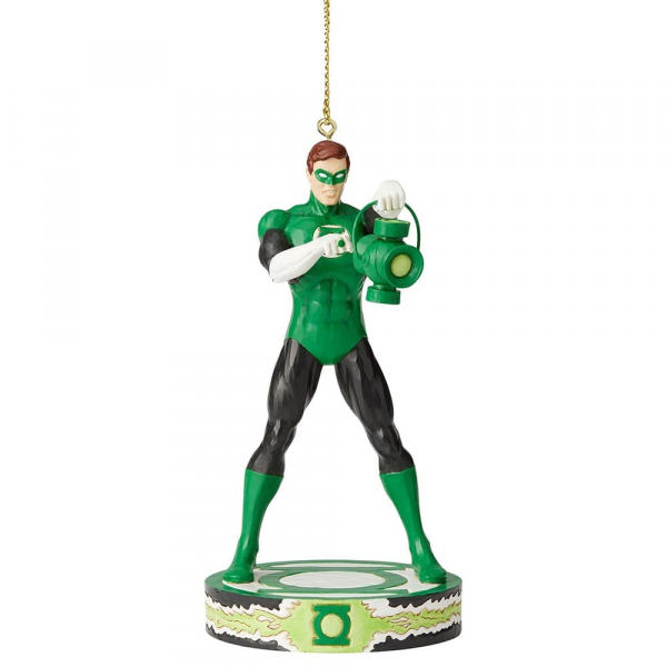 dt-6005074 Disney Traditions, Jim Shore, Silver Age - DC Comics Justice League, Green Lantern Ornament / Anhänger