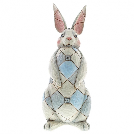 hc-6001601 Heartwood Creek, Jim Shore, Grey Rabbit Statue, Hase
