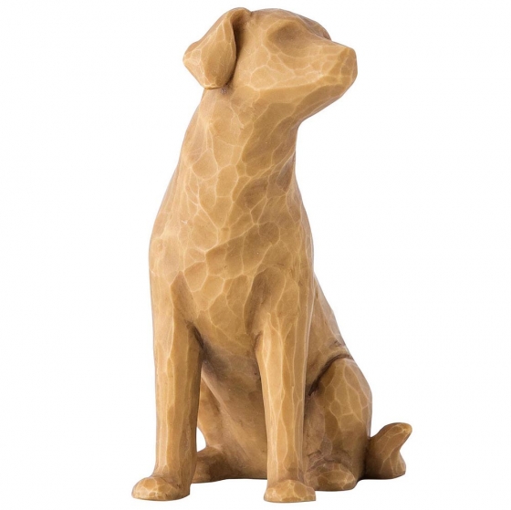 wt-27682 Willow Tree, Willowtree, Susan Lordi, Demdaco, 27682, Love My Dog light, Liebe meinen Hund, Willow Tree Figur, Willow Tree Haustier, Willow Tree Hund, Willow Tree Haustiere