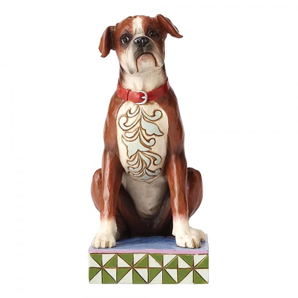 Hunde - Bruno Boxer Jim Shore Dog - Heartwood Creek 4056958
