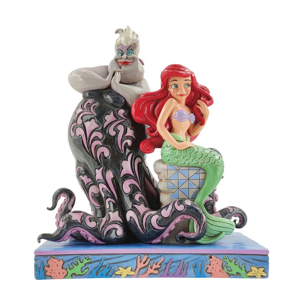 6010094 Disney Traditions, Jim Shore, Jim Shore Disney, Disney Traditions, 6010094, Ariel & Ursula, Arielle & Ursula, Good & Evil, Gut & Böse, Jim Shore Arielle
