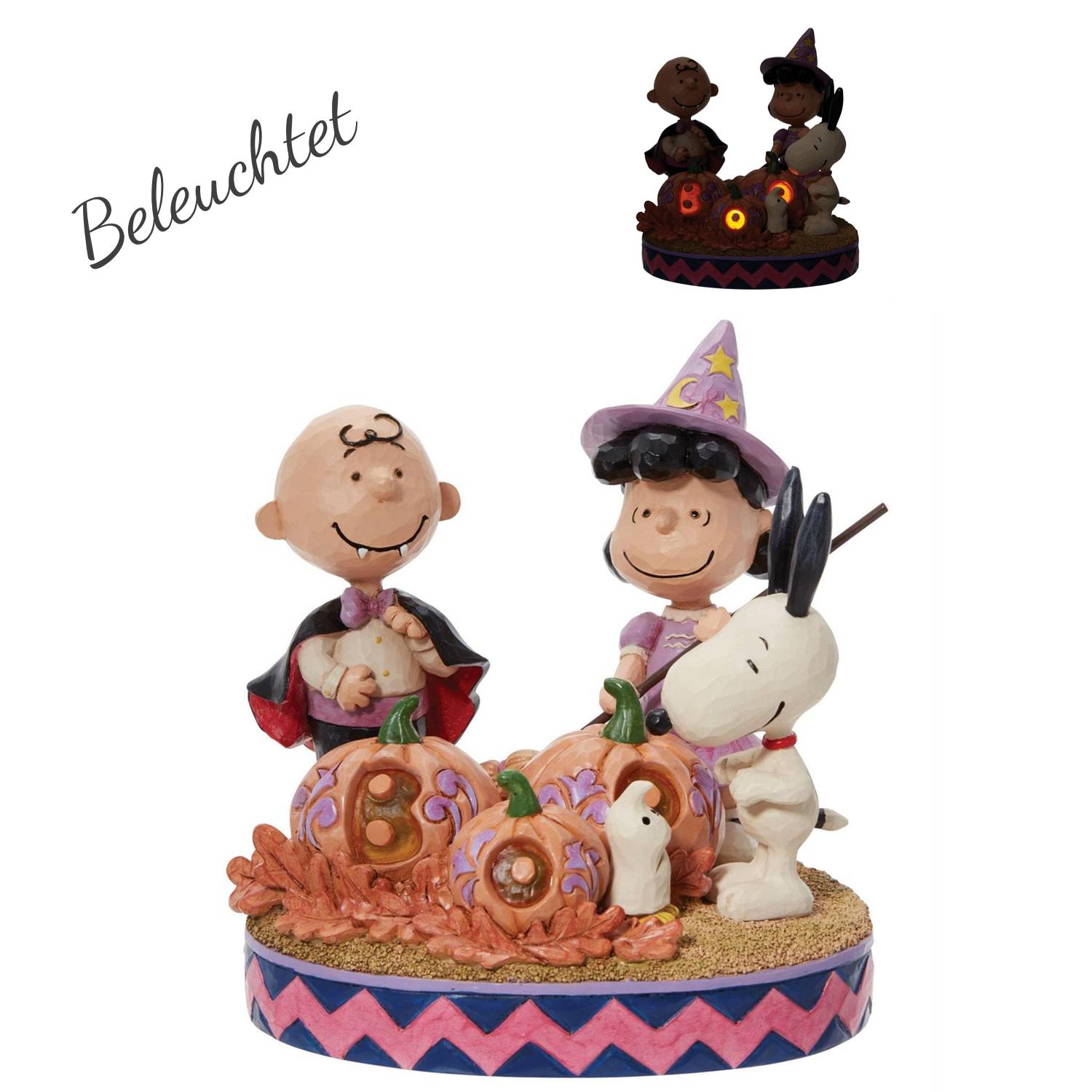 Peanuts, Jim Shore, 6013037, Peanuts Gang Halloween Snoopy, Charlie Brown, Lucy, Jim Shore Peanuts, Jim Shore Snoopy, Peanuts by Jim Shore