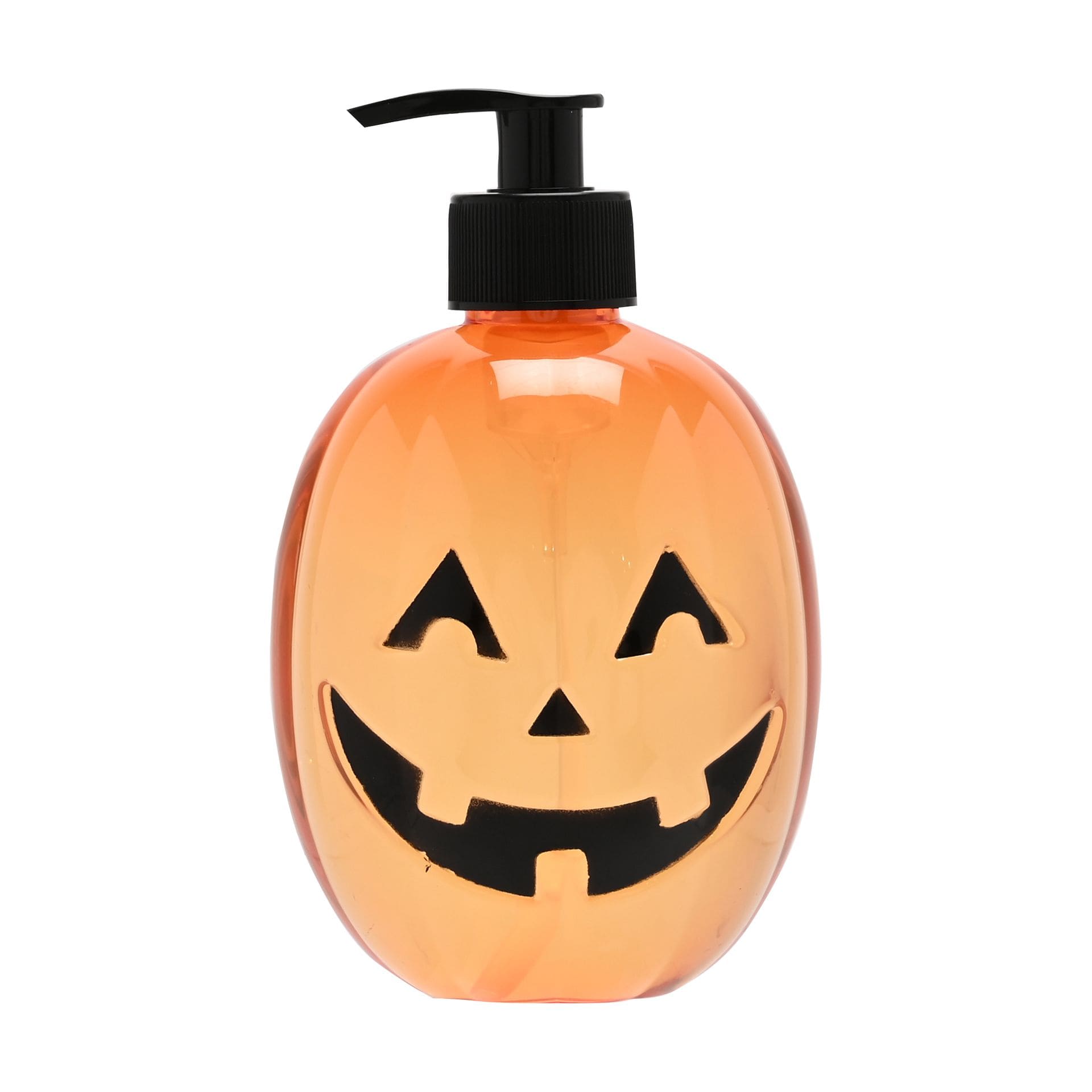hw721_t5 HW721e, Seifenspender, Flüssigseife, Halloween-Seife, Seifenspender Kürbis, Pumpkin, Jack O'Lantern, Halloweenspaß, Hocus Pocus Novelties, The Seasonal Gift Company
