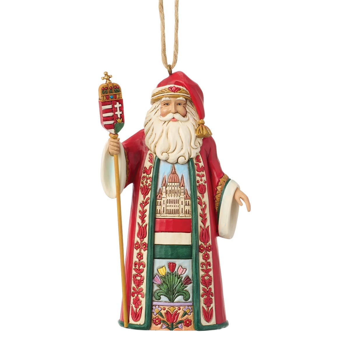 Mikulás - Ungarischer Weihnachtsmann Ornament / Hungarian Santa 6019350 - Jim Shore Heartwood Creek Weihnachtsmann