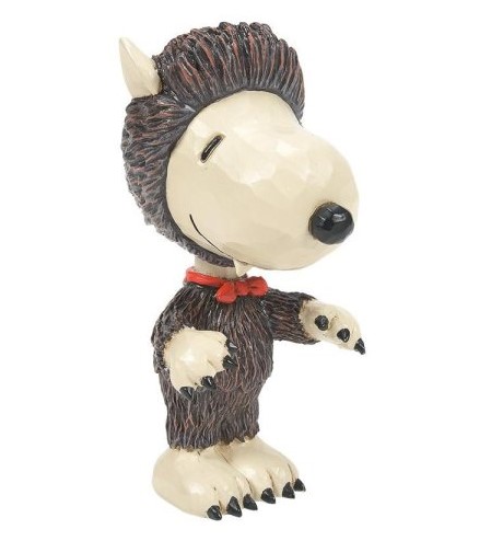 6014622antg4MfKB9CWQm Jim Shore, Peanuts, Jim Shore Peanuts, Snoopy, Woodstock, 6014622, Snoopy Werwolf Minifigur, Halloween Snoopy, Peanuts Halloween, Snoopy Werewolf