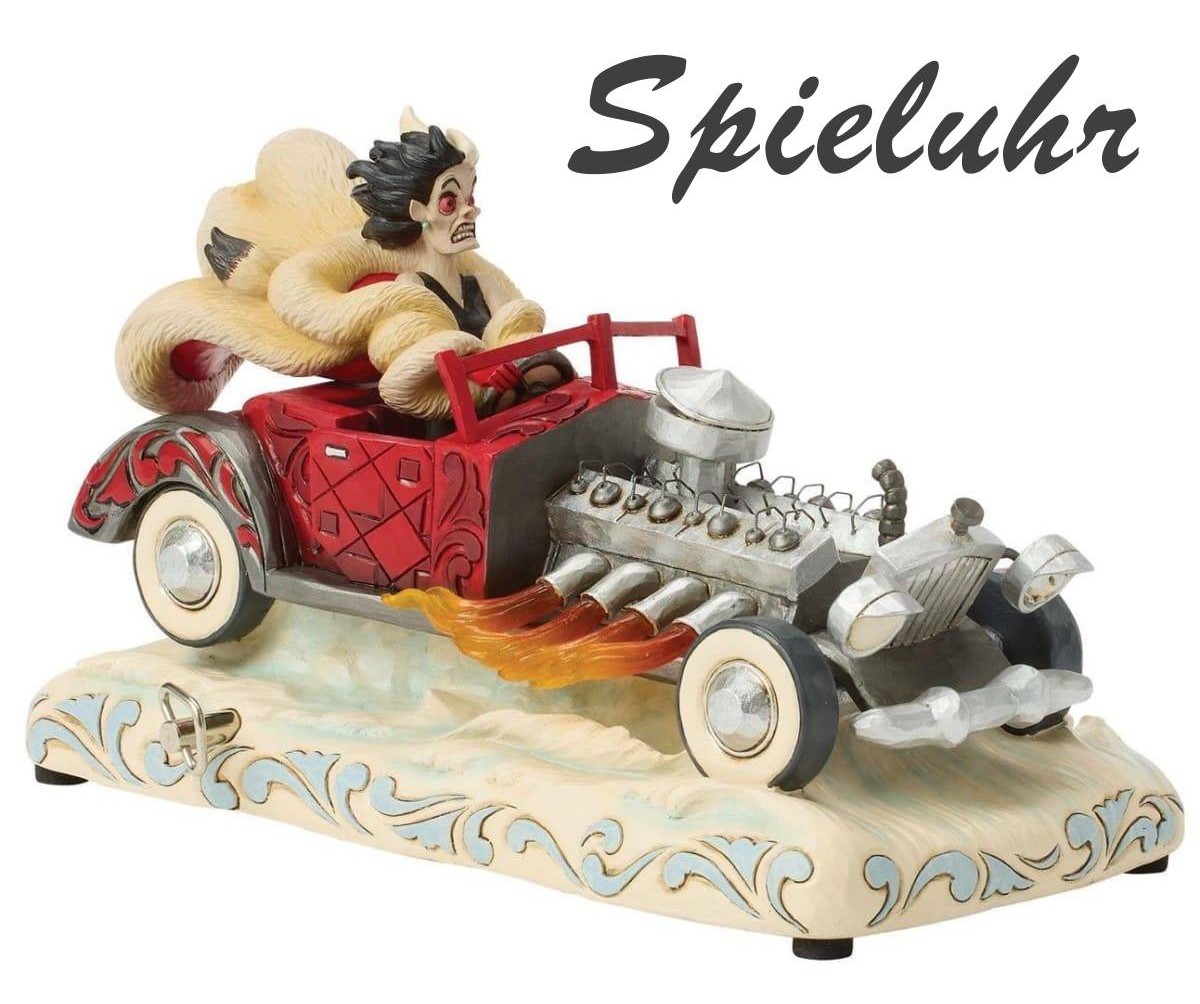 Driving De Vil-Ishly Cruella de Vil - 6016903 Jim Shore Disney Traditions Disney Figur 101 Dalmatiner Driving De Vil-Ishly Cruella de Vil - 6016903 Jim Shore Disney Traditions Disney Figur 101 Dalmatiner