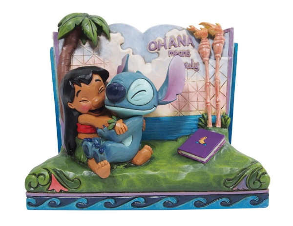 6010087a Jim Shore, Disney Traditions, Jim Shore Disney Traditions, 6010087, Lilo & Stitch Storybook Ohana, Jim Shore Disney, Jim Shore Storybook, Jim Shore Disney, Walt Disney Lilo & Stitch