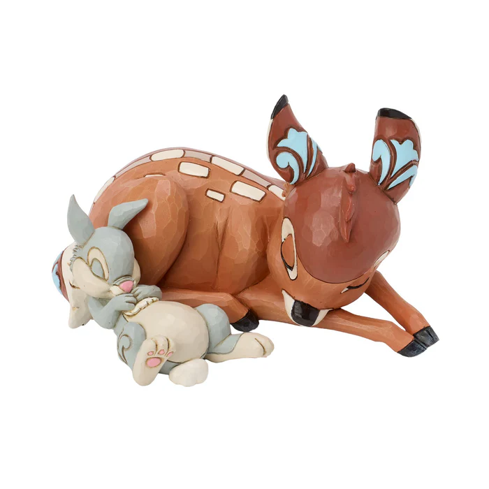 Safe & Sound Bambi & Klopfer - Thumper Minifigur /  6019916 Disney Traditions Jim Shore Disneyfigur