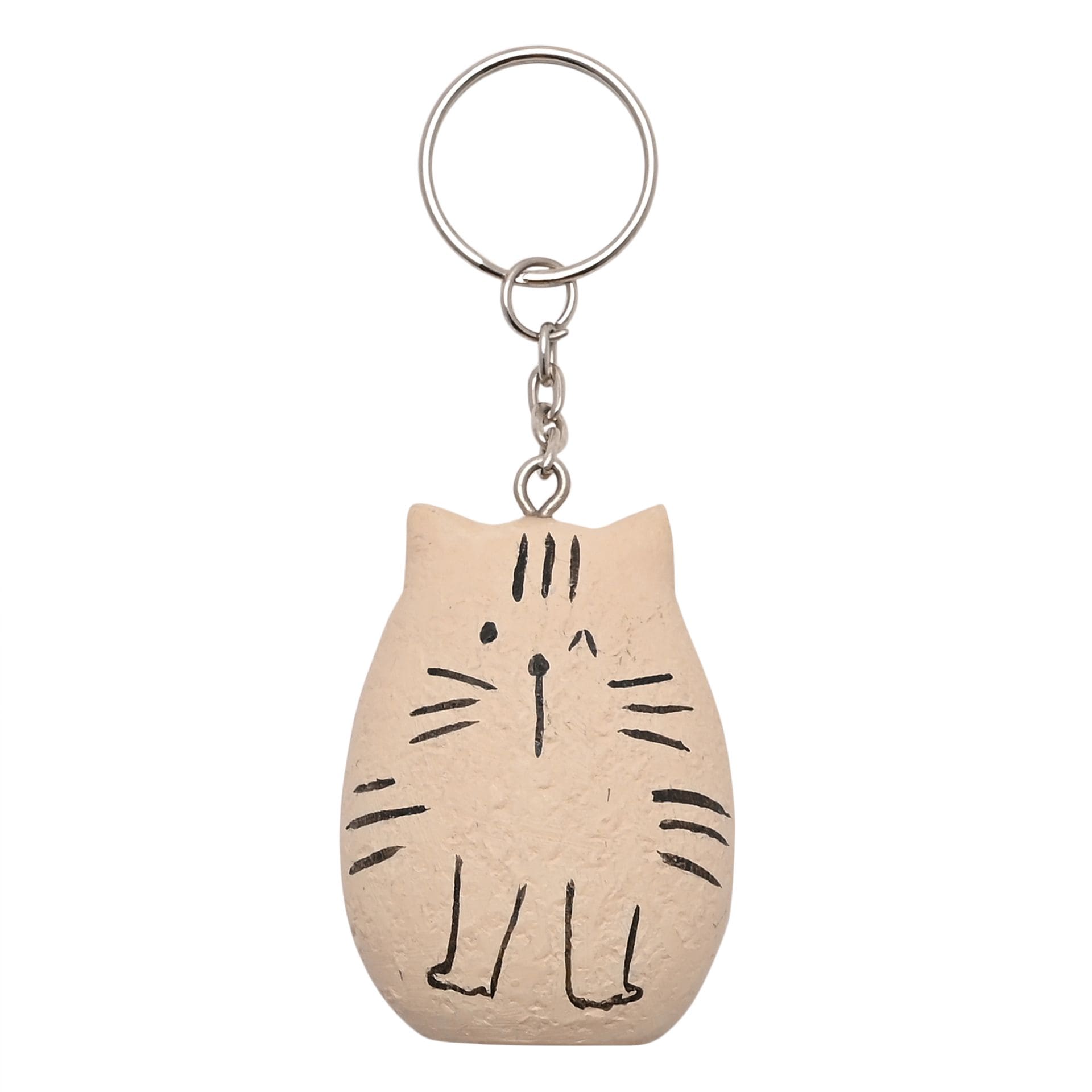bb635c BB635c, Best of Breed, Pebble Cat Keyring, Katze Schlüsselanhänger, Katzenfan, Geschenk Katze, Katzen, Cat, Anhänger, Paw Prints, Pfotenabdruck, Katzenliebhaber, Cat Lover