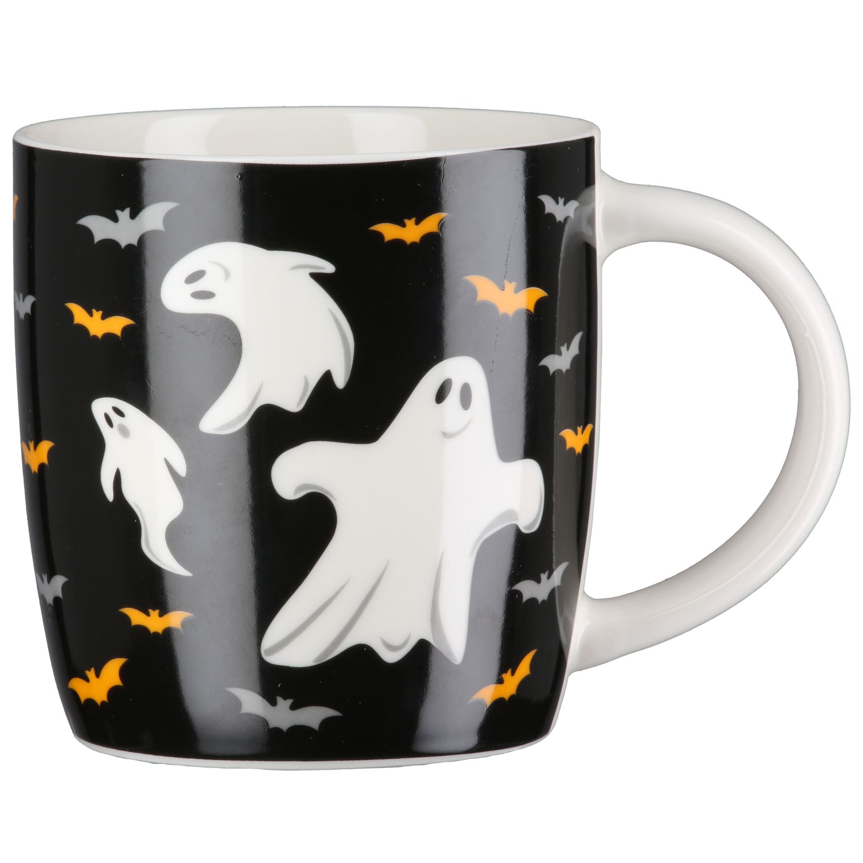 Halloween Becher Gespenster & Fledermäuse - Gilde Tasse 63239 - Gruseliger Halloween Becher 380 ml