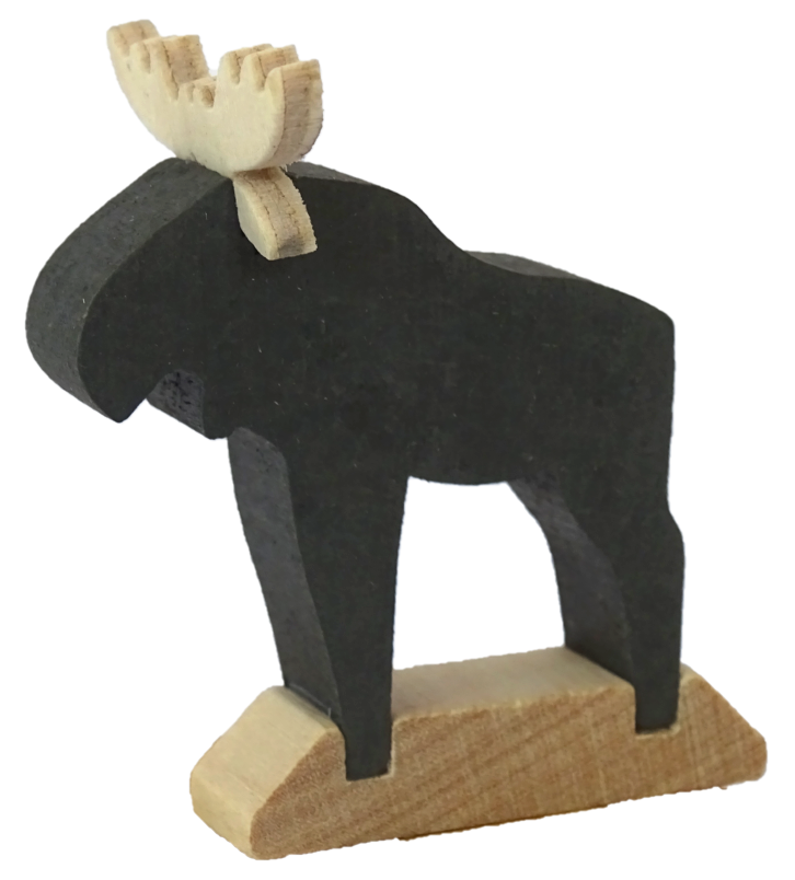 HK-46-351-125 Sebastian Design, skandinavische Kerzenringe, Kerzenring, Kerzenringe, Candlerings, Steckfigur, Elch, kleiner Elch, 46-351-125