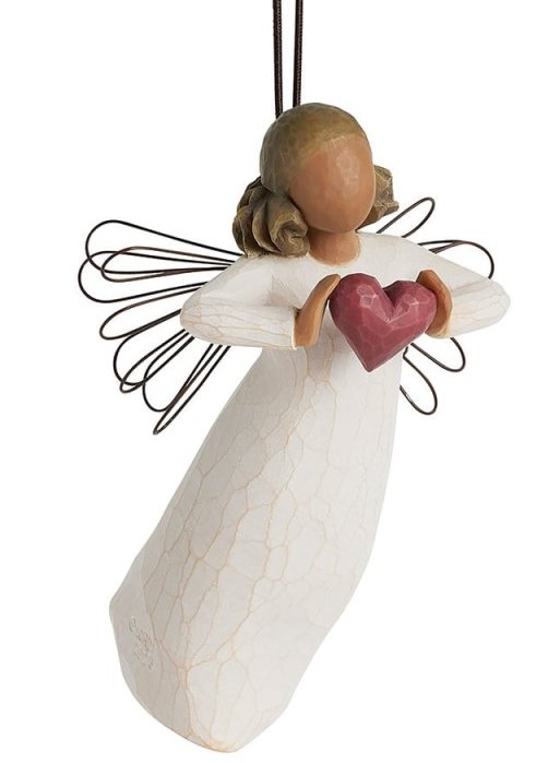 Ornament - With Love - Mit Liebe / Weihnachtsanhänger - Willow Tree 28257 Susan Lordi Ornament - With Love - Mit Liebe / Weihnachtsanhänger - Willow Tree 28257 Susan Lordi