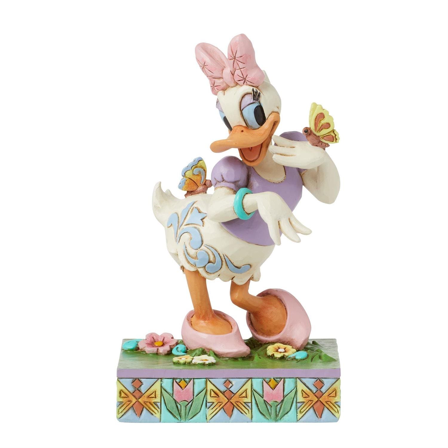 6016337 Jim Shore, Disney Traditions, Jim Shore Disneyfigur, Daisy Duck, Blooms and Butterflies, Jim Shore Figur, 6016337, Daisy Duck Figur