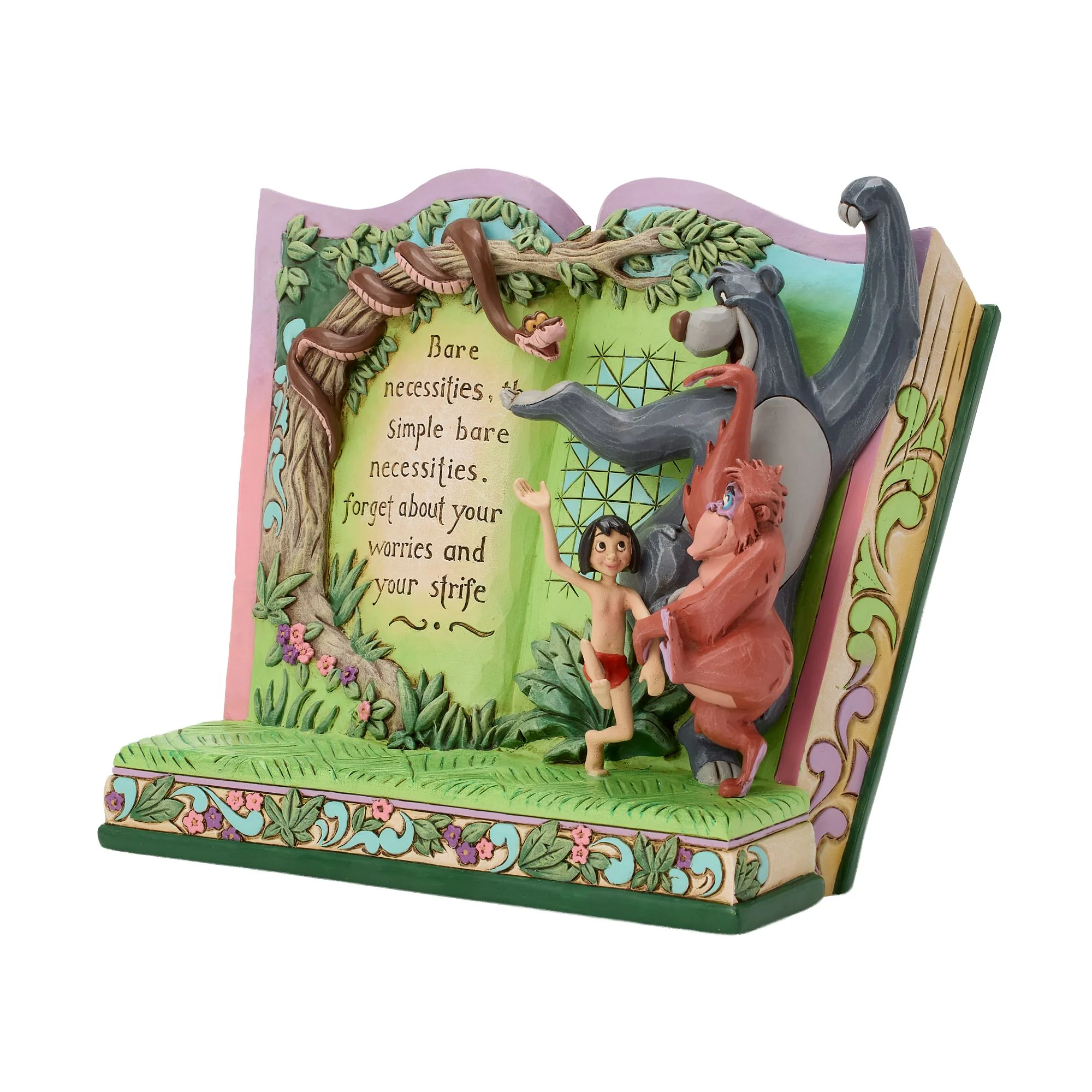 Storybook Carefree Companions Dschungelbuch 6019902 Disney Traditions Jim Shore Disney Storybook Jungle Book