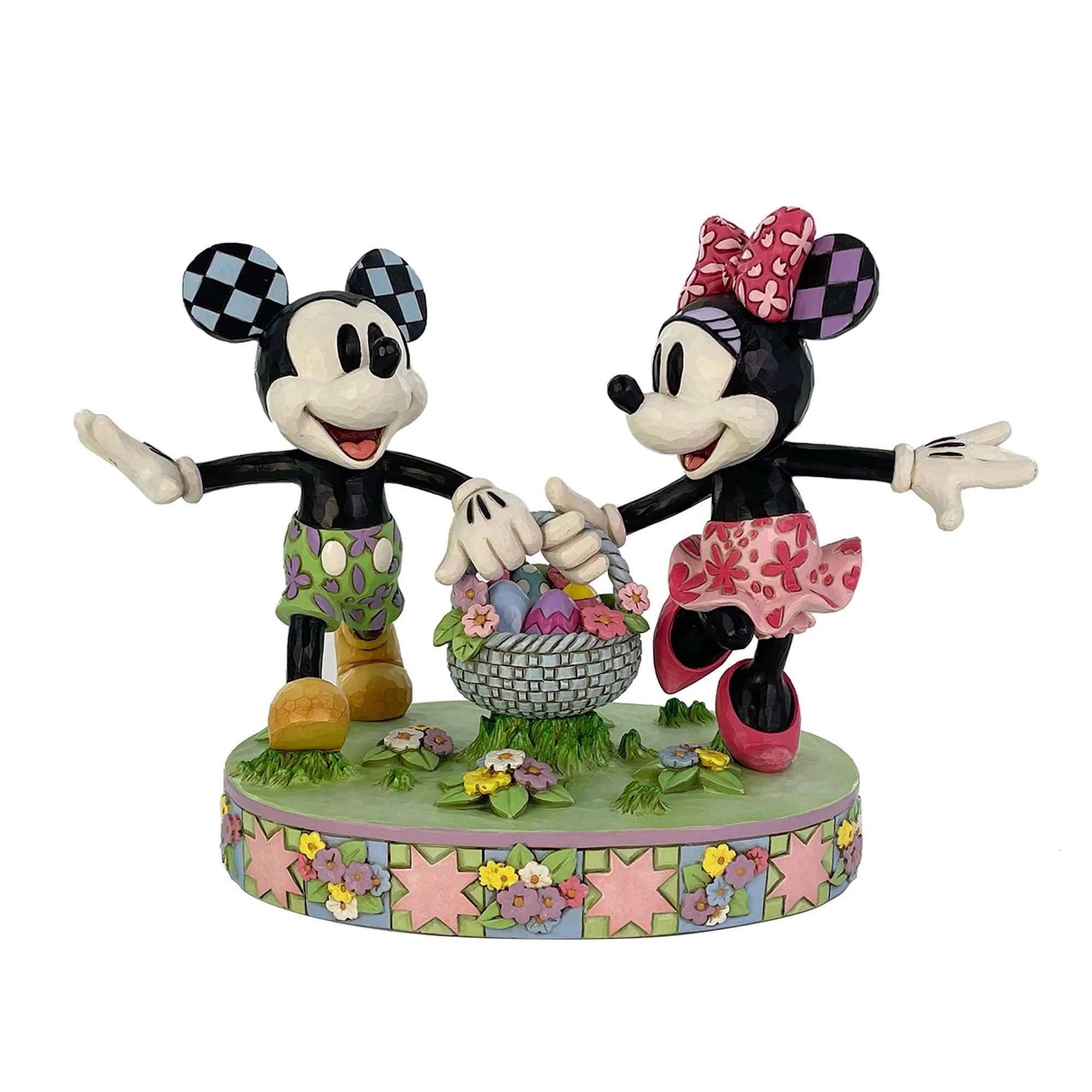 Egg-citing Egg Hunt Mickey & Minnie Osterfigur 6019897 Disney Traditions Jim Shore Disney Figur