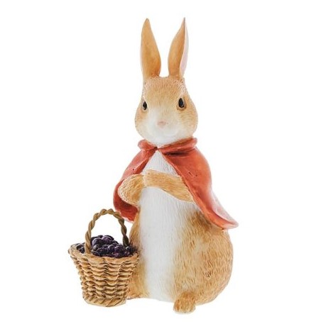 a31858a Beatrix Potter, Peter Rabbit, A31858, Peter Rabbit, Beatrix Potter Figur, Flopsy Bunny with bastket, Tales of Beatrix Potter, Flopsy Hase mit Korb, Flopsy mit Beeren
