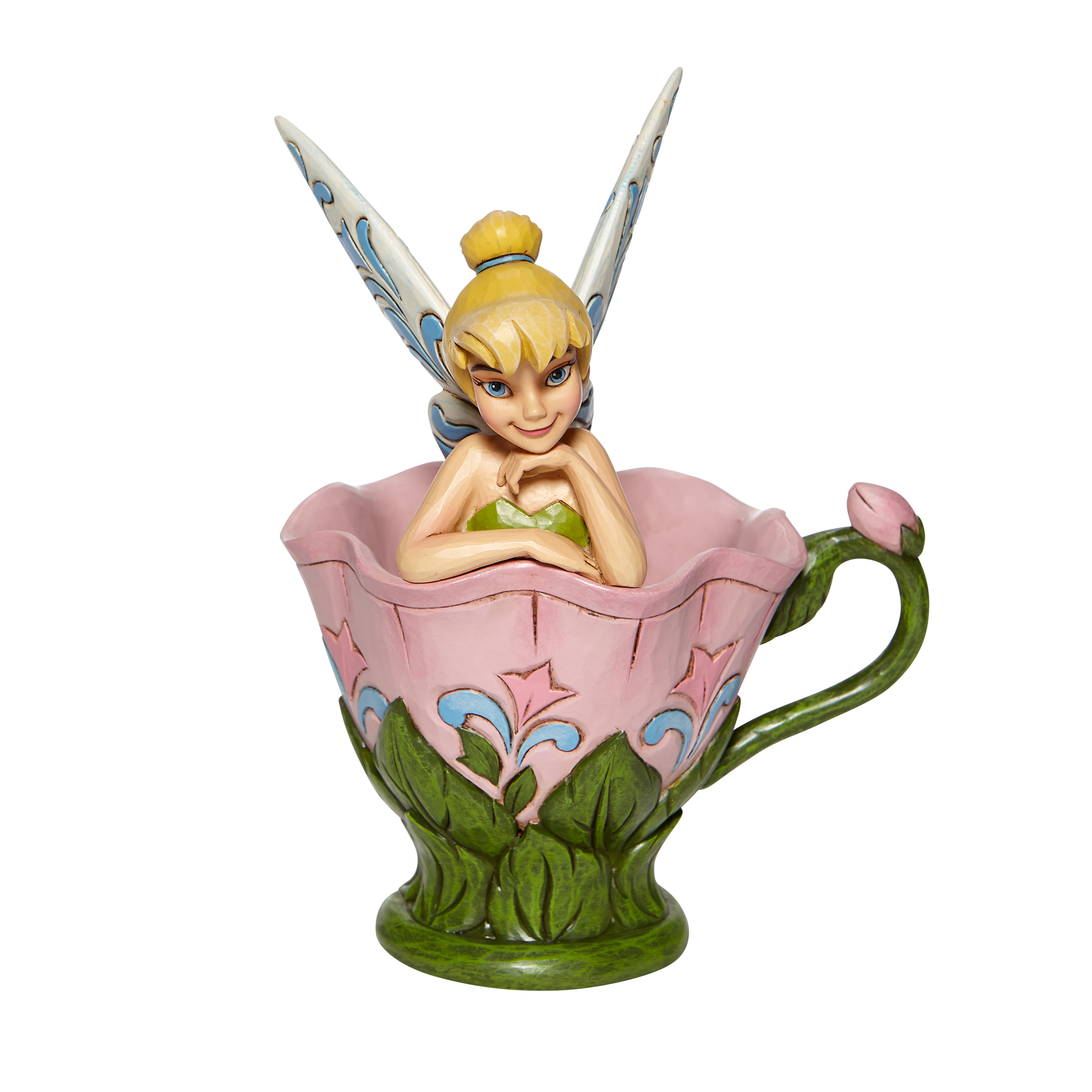 6008076 Disney Traditions, Jim Shore, Jim Shore Disney, Jim Shore Disneyfigur, Jim Shore Disney Figur, A Spot of Tink, Tinkerbell sitting in a Flower, Tinker Bell, 6008076