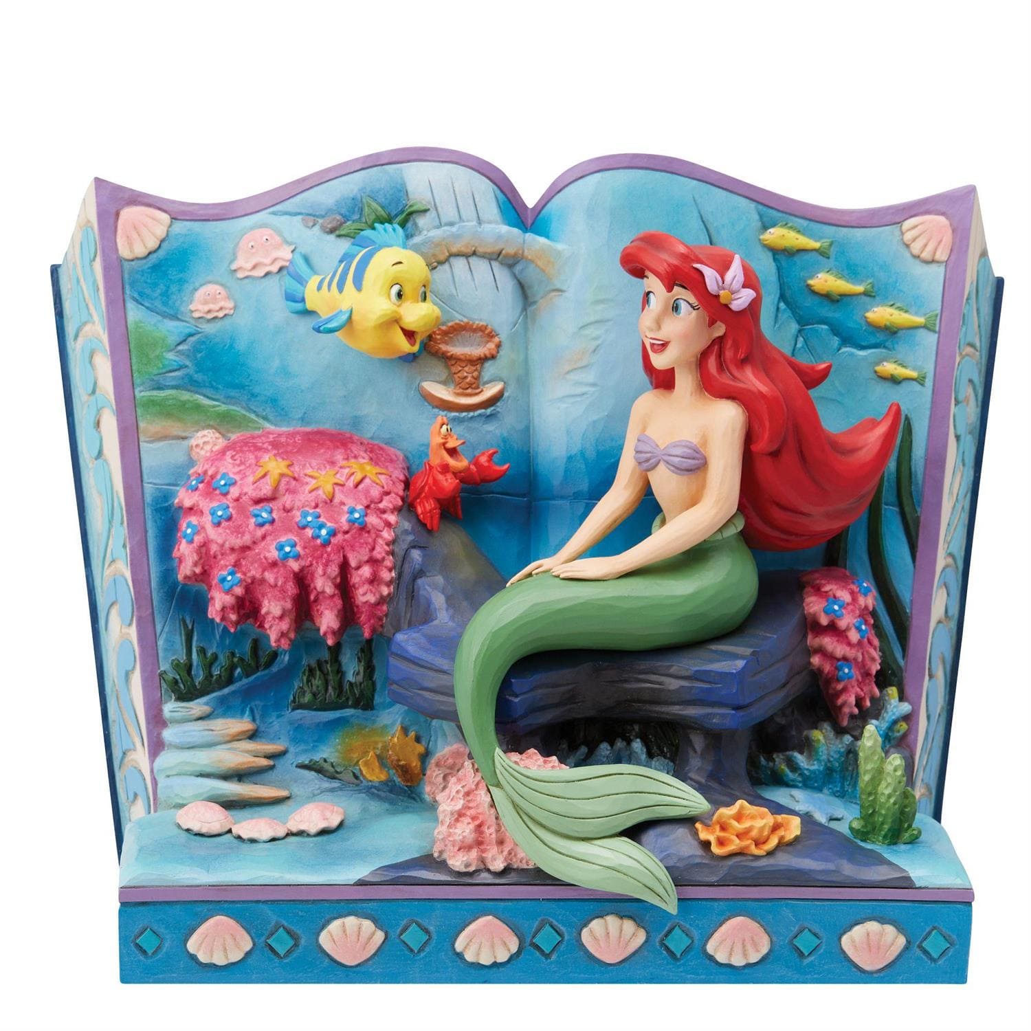 6014323 Disney Traditions, Jim Shore, Jim Shore Disneyfigur, 6014323, A Mermaid's Tale, Disney Story Book, Arielle die kleine Meerjungfrau, Ariel the little mermaid, Jim Shore Disney