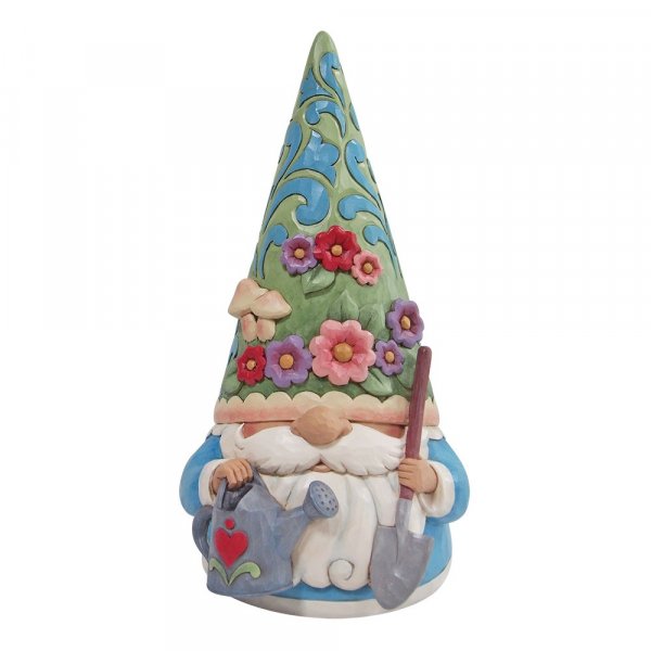 6010291a Jim Shore, Heartwood Creek, Jim Shore Heartwood Creek, Jim Shore Gnome, 6010291, Gardening Gnome Statue, Gartenzwerg Statue, Gartenwichtel, Jim Shore Wichtel