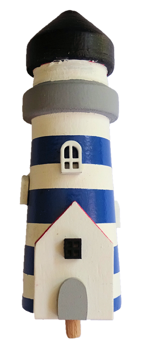 HK-M-027 Sebastian Design, Candlering, Kerzenring, Skandinavischer Holzkranz, Skandinavische Kerzenringe, maritime Dekoration, Leuchtturm, runder Leuchtturm, Jahreszeitentisch, Holzkranz, hygge, HK-M-027, Kerzenringe, Steckfigur