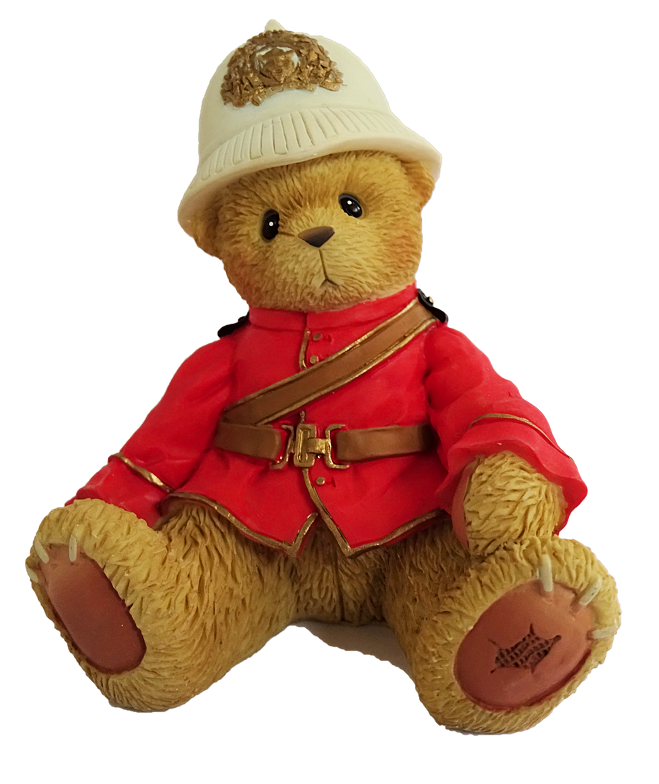 CT-823295-Inspector-Yukon Cherished Teddies, Inspector Yukon, 823295, Cherished Teddies Inspector Yukon, Priscilla Hillman, Cherished Teddy, Teddies to Cherish, Cherished Teddies Canadian Boy with Helmet