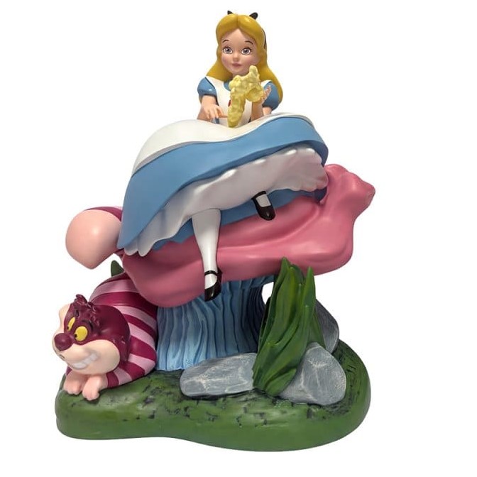 Alice im Wunderland auf Fliegenpilz - Alice in Wonderland 6018977 - Disney Showcase Figur