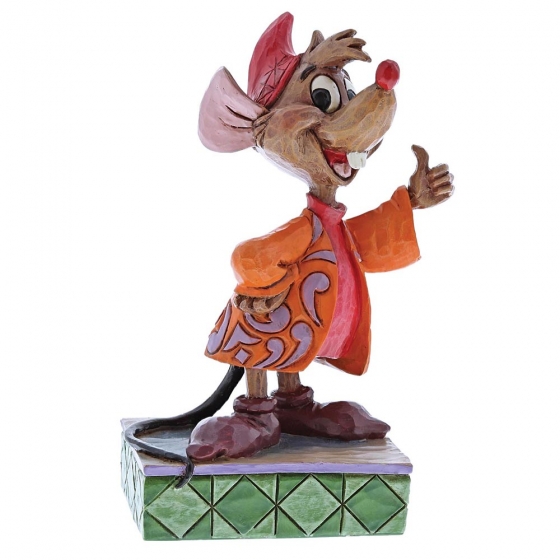 dt-4059738 Disney Traditions, Jim Shore - Thumbs Up Jaq aus Cinderella