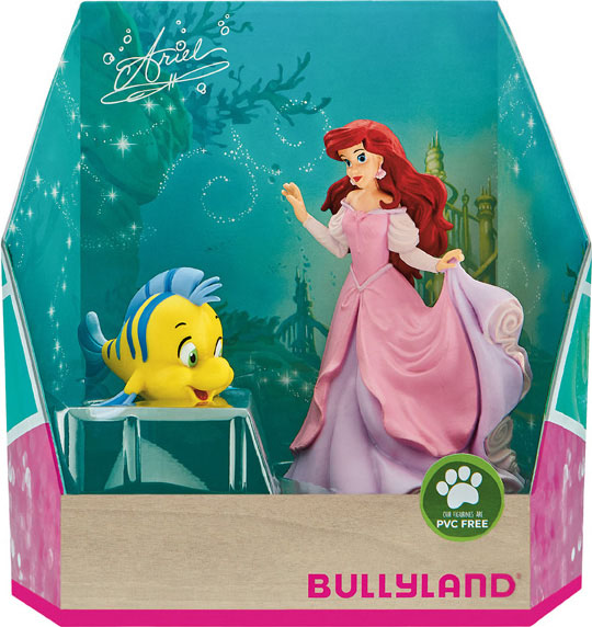 bu-13437 Bullyland, Arielle, Fabian, Geschenkset, Disney Geschenkset, Arielle Figur, Disneyfigur, Spielfigur, Tortenfigur, 13437