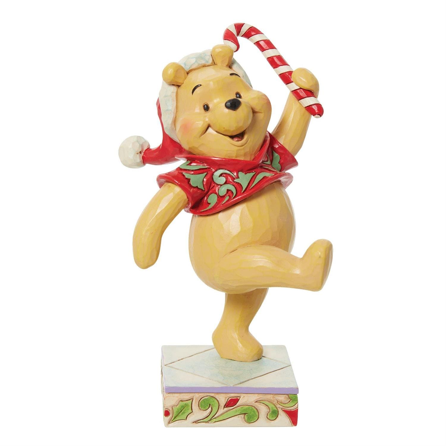 6013062 Disney Traditions, Jim Shore, Disney Traditions Jim Shore, 6013062, Christmas Sweetie Holiday Winnie Pooh, Winnie Puuh, Jim Shore Winnie the Pooh, Disney Traditions Weihnachtsfigur, Jim Shore Weihnachten