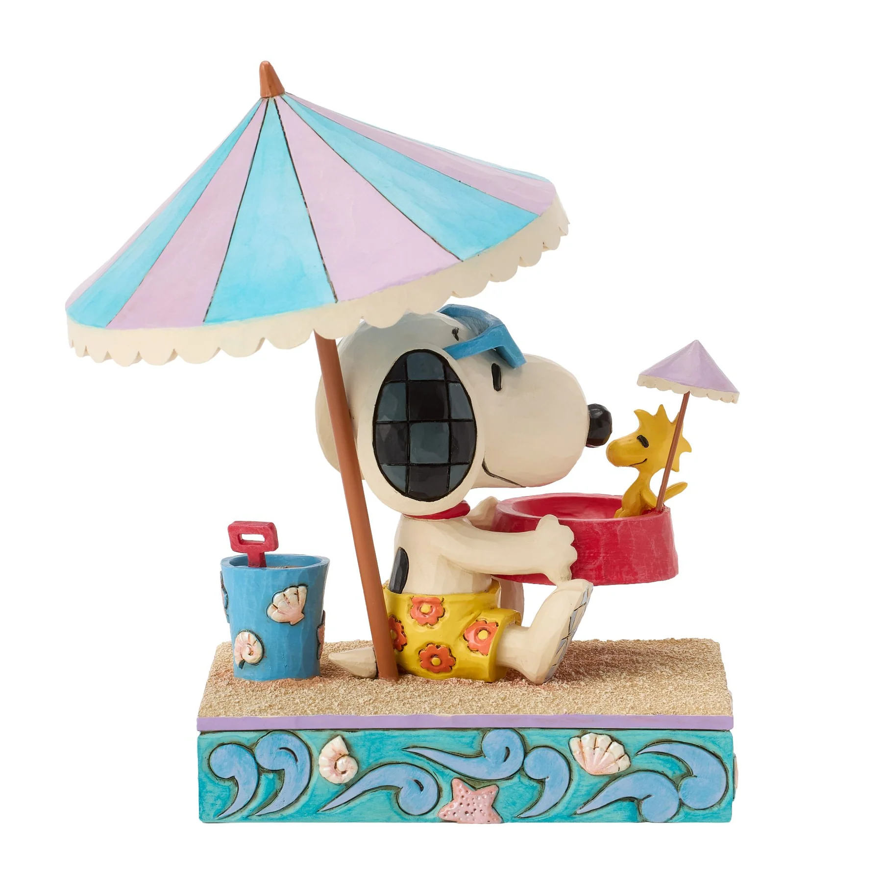 Sandy Toes and a Sunkissed Nose - Strandtag  mit Snoopy & Woodstock - 6019598 Jim Shore Peanuts Snoopy Figur