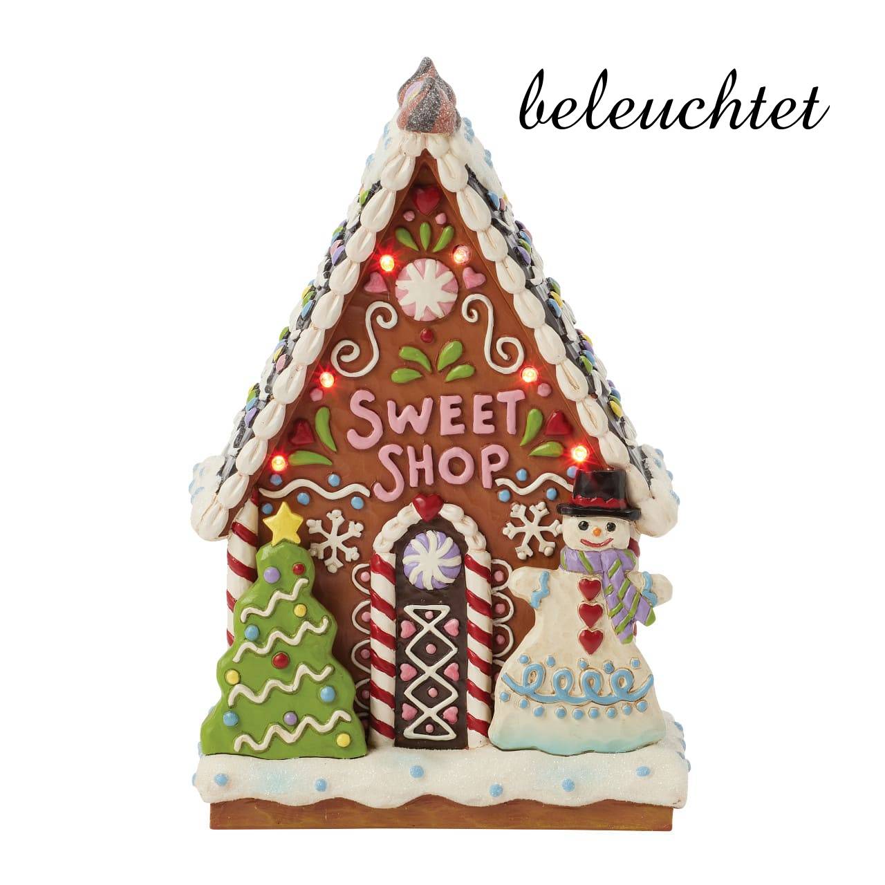 Life is What You Bake It LED Lebkuchenhaus Gingerbread Sweet Shop - Heartwood Creek by Jim Shore 6017273 Life is What You Bake It LED Lebkuchenhaus Gingerbread Sweet Shop - Heartwood Creek by Jim Shore 6017273