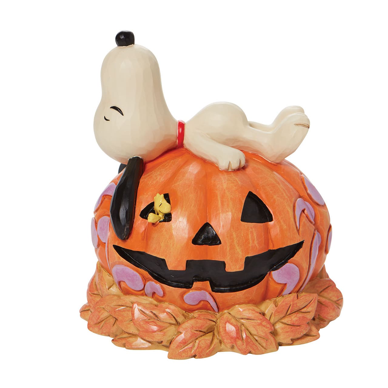 6008966a Jim Shore, Peanuts, Peanuts by Jim Shore, Snoopy, 6008966, Fall Vibes, Herbststimmung, Snoopy auf Kürbis, Peanuts by Jim Shore